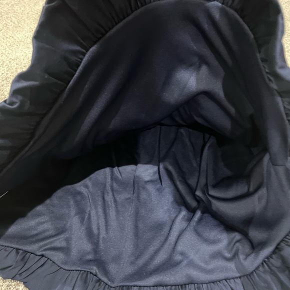 NWT! Altar’d State Navy Blue Strapless Smock Bubble Skirt Mini Dress Size Medium - Picture 6 of 12